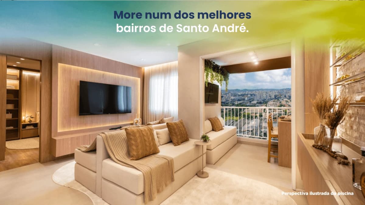 Vision Campestre - Apartamento  em Santo André - Vista externa do empreendimento